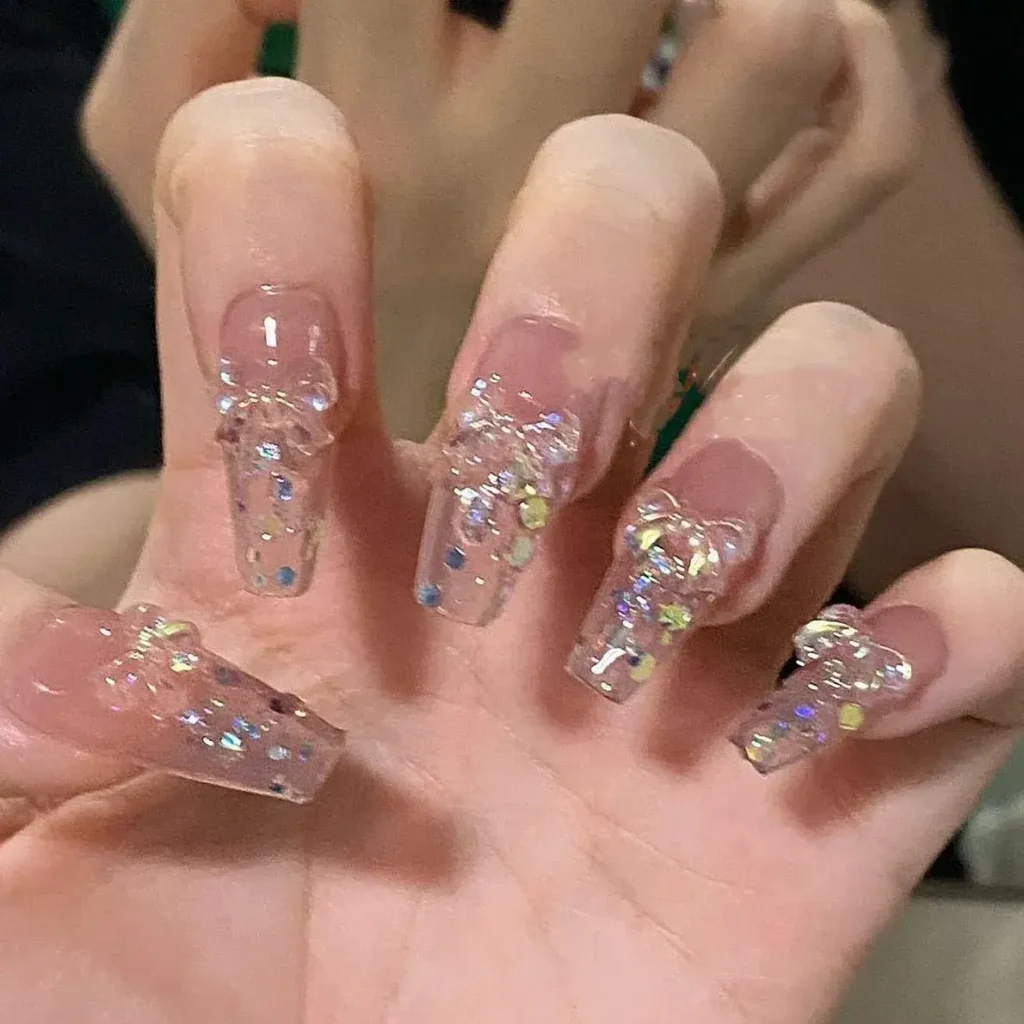 Crystal Nails for Special Occasions 