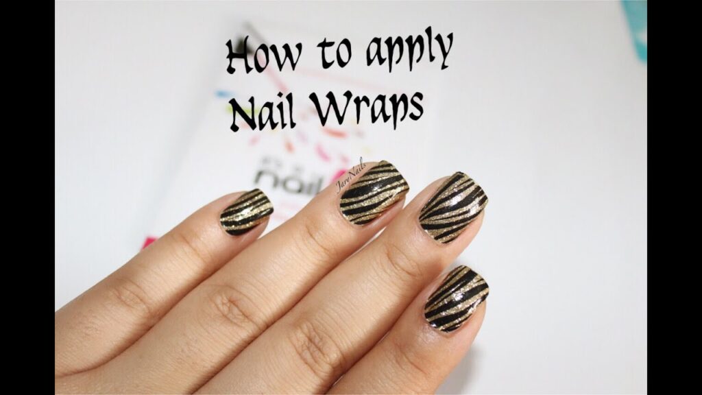 apply nail wrap