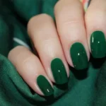 Nail Color For Green Dress