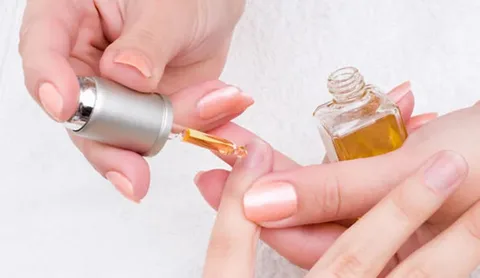 Apply cuticle oil