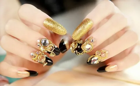 Pearl and Gold Accents