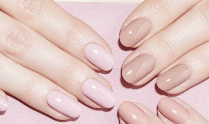 nude or pink nail polish