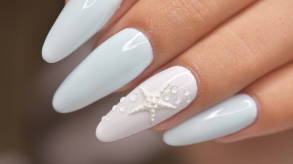 white nails