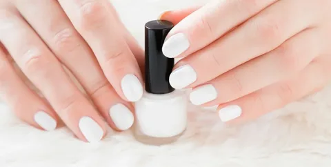 white nails