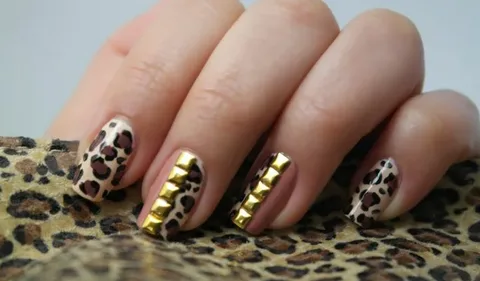 Metallic Cheetah Print